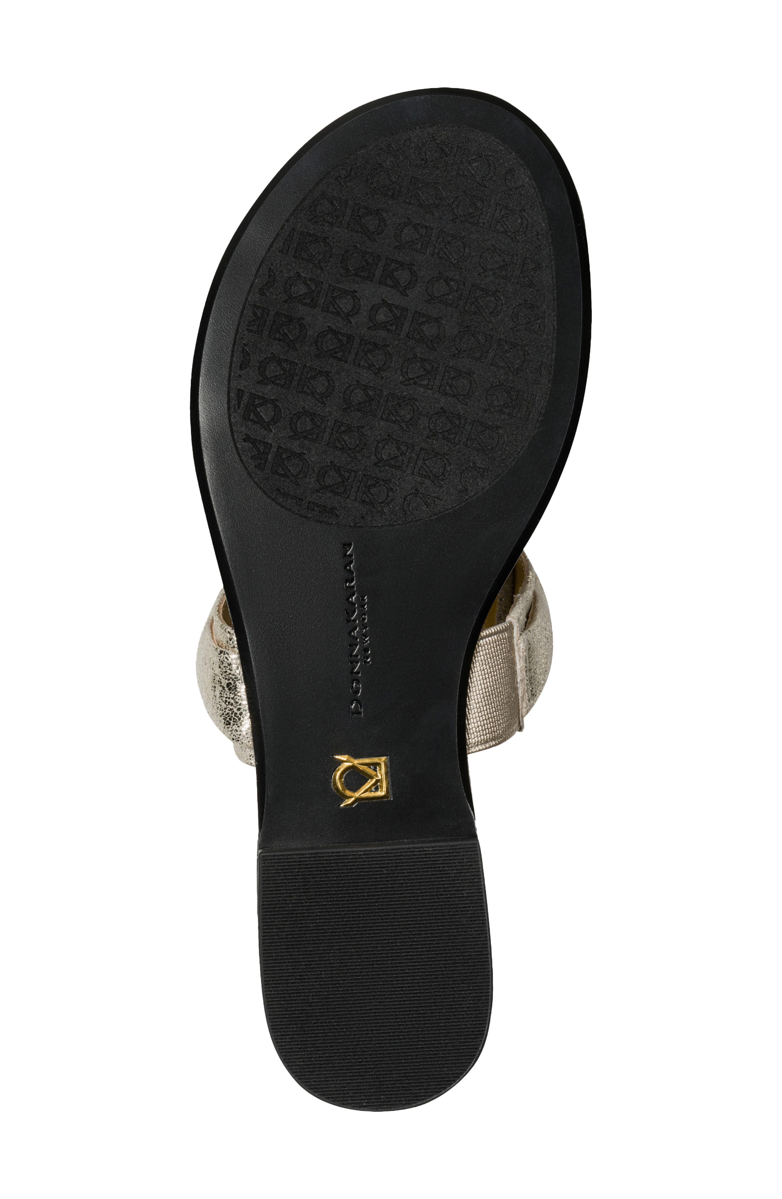 DKNY Velvet Flip Flop, Alternate, color, 