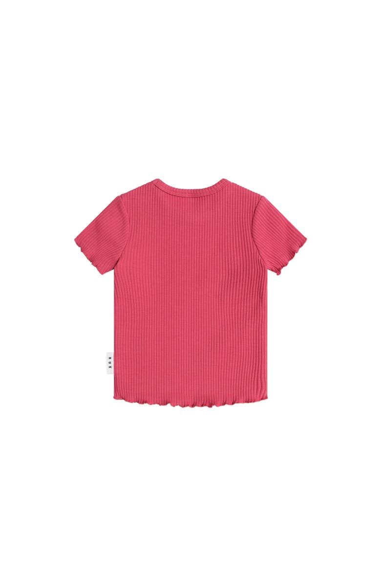 Huxbaby Cherry Rib Tee, Alternate, color, Cherry
