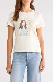 Re/Done 5 O'Clock Graphic T-Shirt