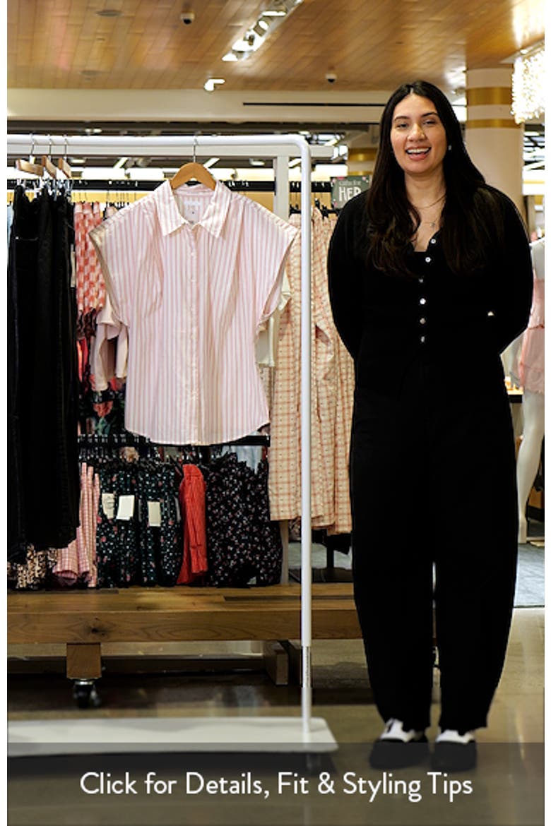 The Cap Game Stripe Cotton Button-Up Shirt video