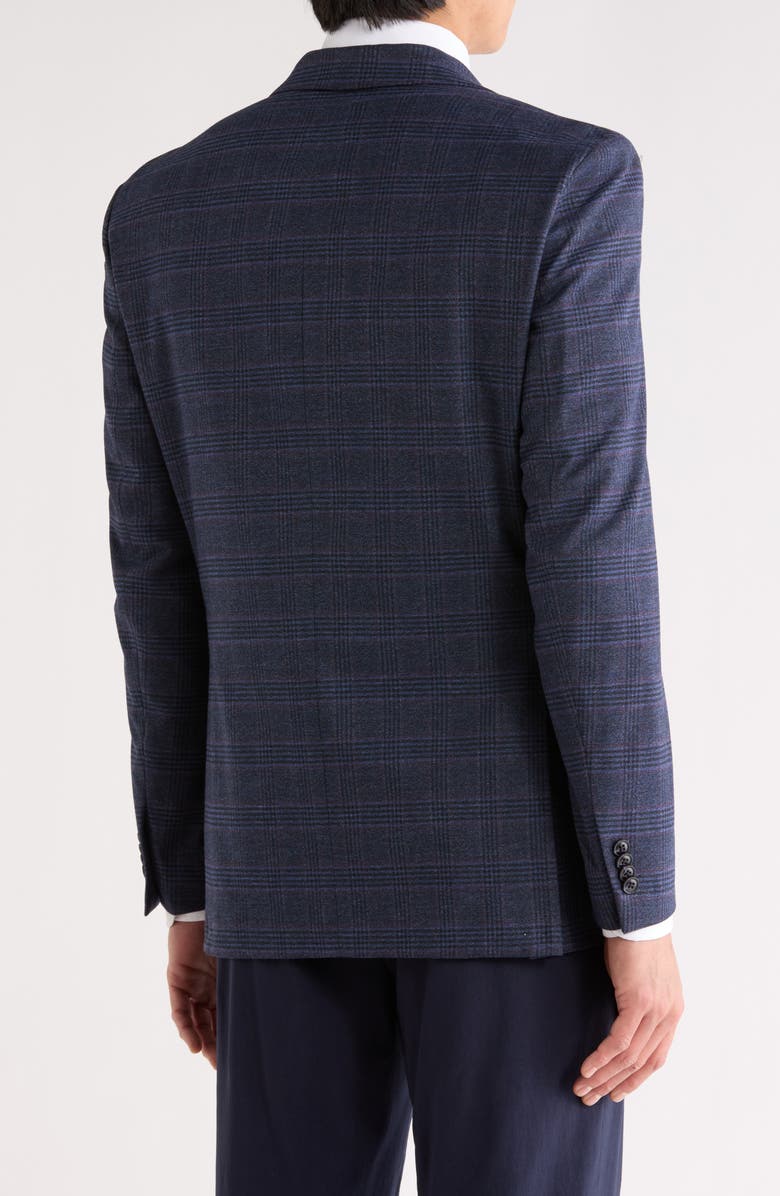 Tommy Hilfiger Plaid Blazer, Alternate, color, Navy/Pink