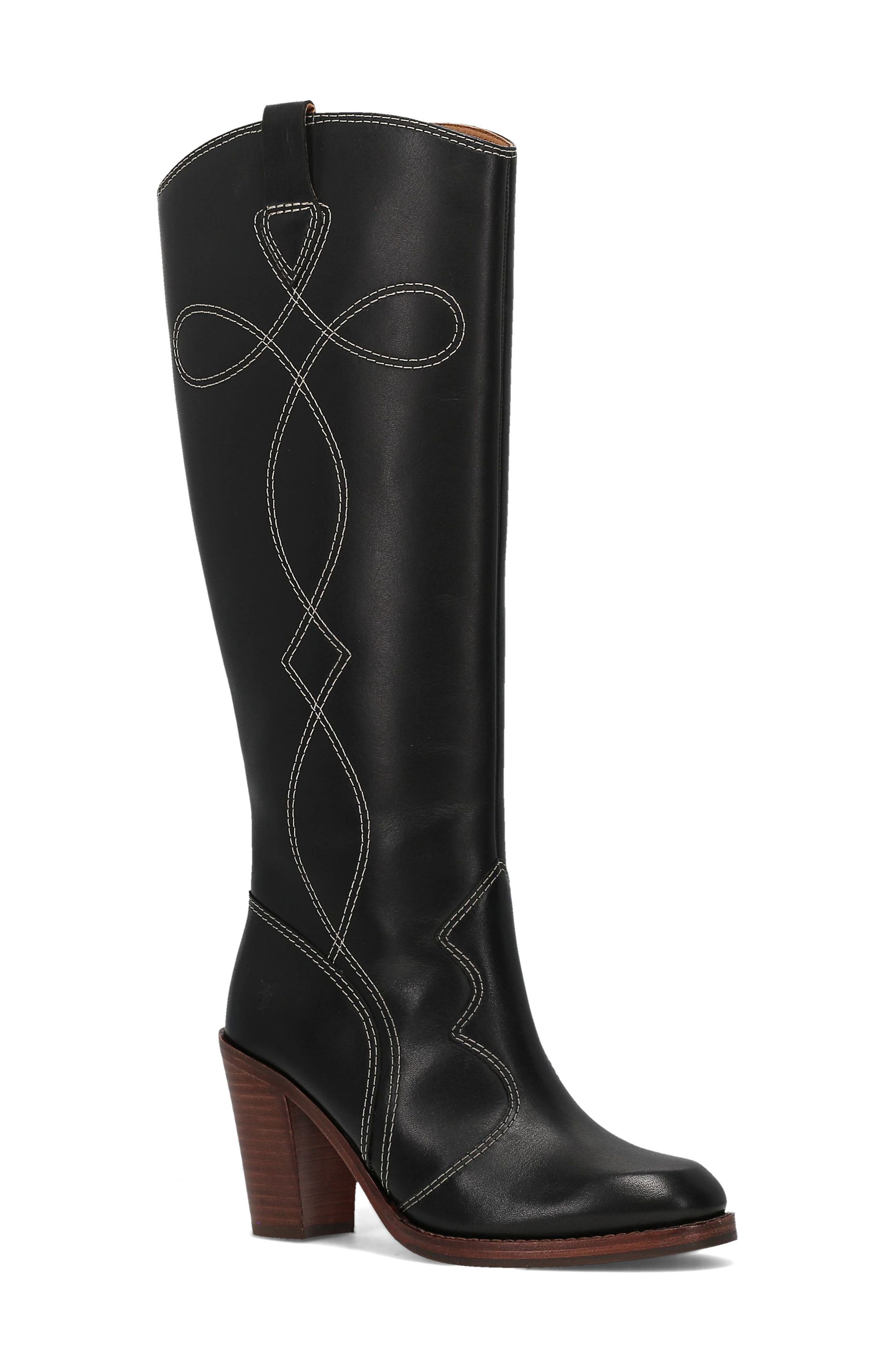 Corinne Knee High Western Boot