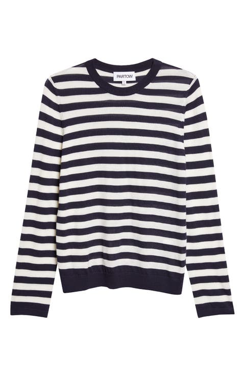 Greta Stripe Wool Sweater