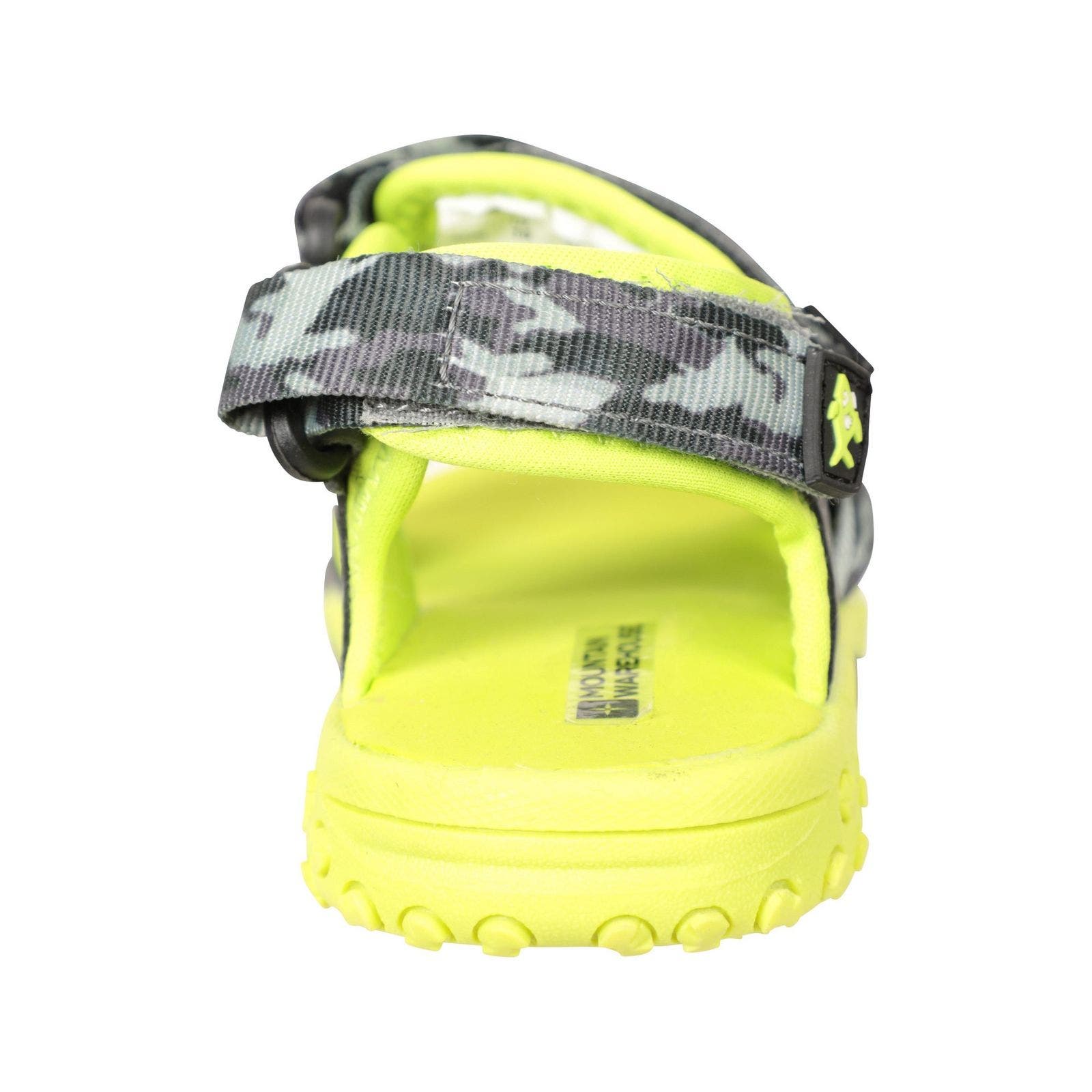 Childrens/Kids Seaside Camo Sandals, Alternate, color, Gray