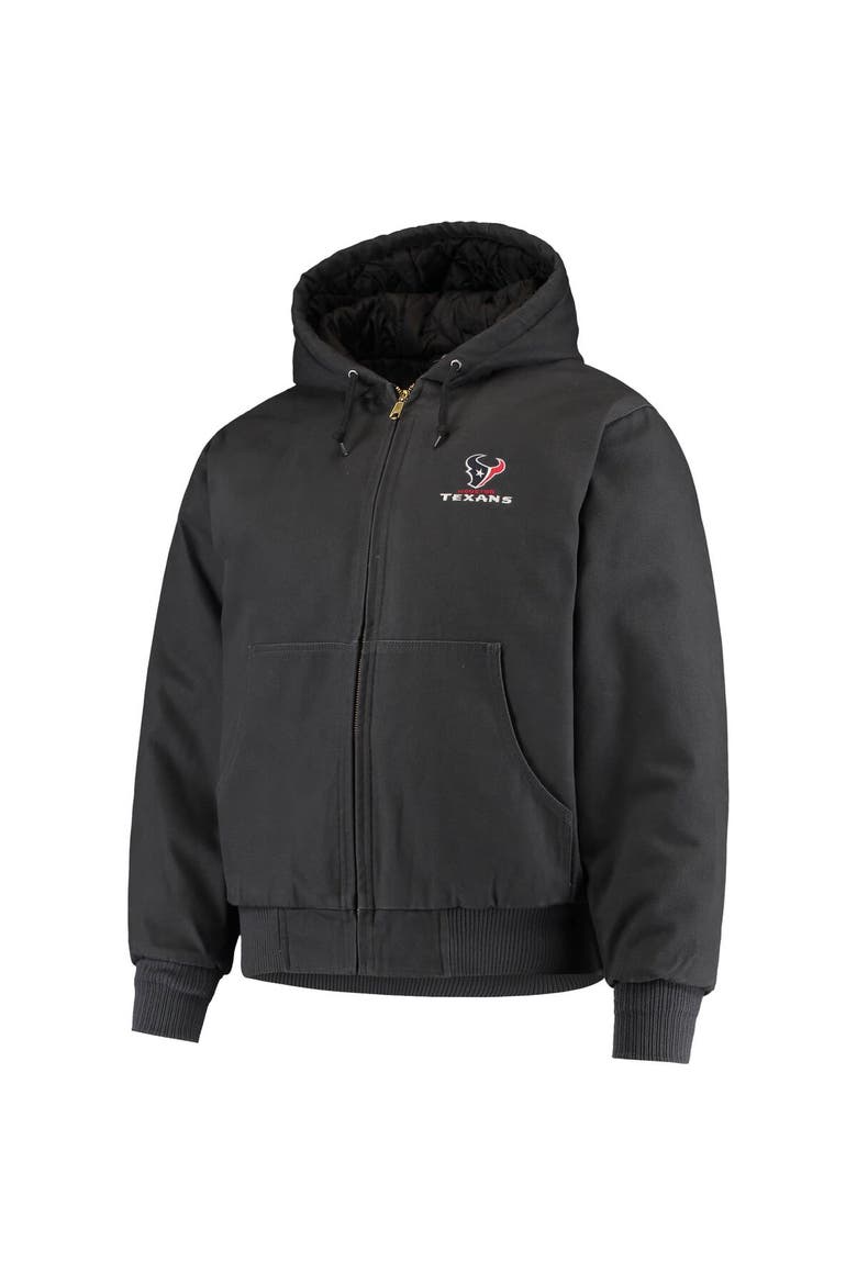 Men's Dunbrooke Navy Houston Texans Dakota Cotton Canvas Hooded Jacket, Alternate, color, Navy