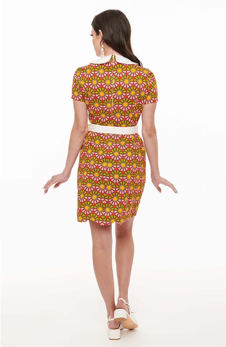 Smak Parlour Scalloped Hem A Line Dress, Alternate, color,