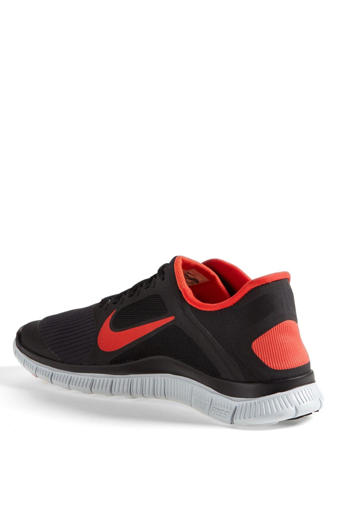 'Free 4.0 V3' Running Shoe, Alternate, color, BLACK/ LIGHT CRIMSON/ PLATINUM