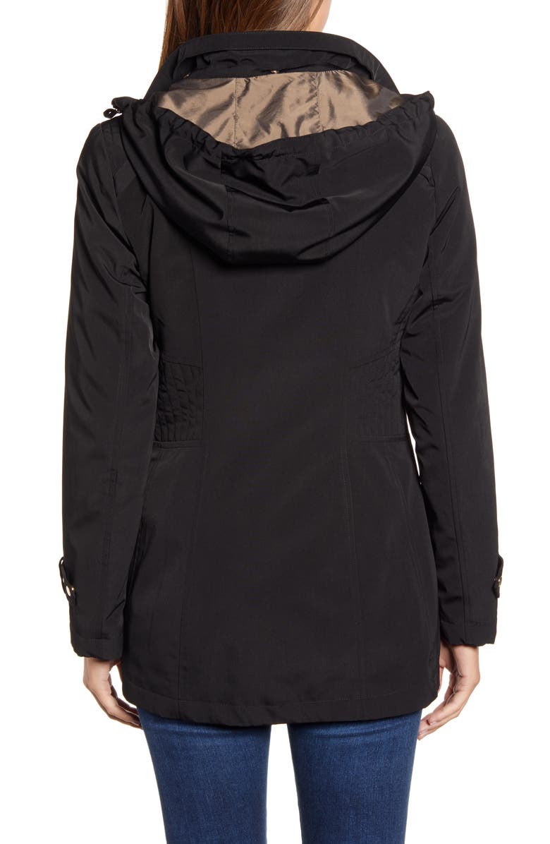 Gallery Hooded Raincoat with Detachable Liner, Alternate, color,