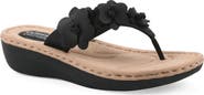 CLIFFS BY WHITE MOUNTAIN Cassilia Mini Wedge Sandal - Wide Width Available