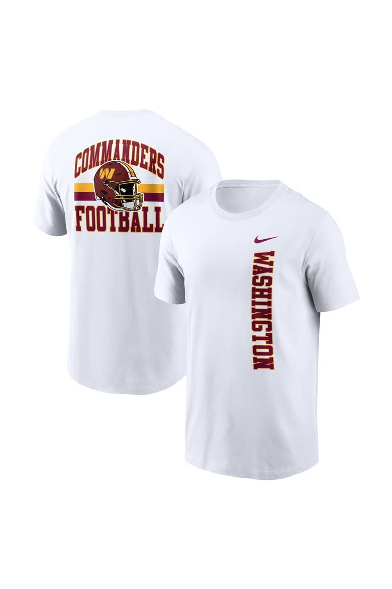 Men's Nike White Washington Commanders Essential T-Shirt, Alternate, color, White