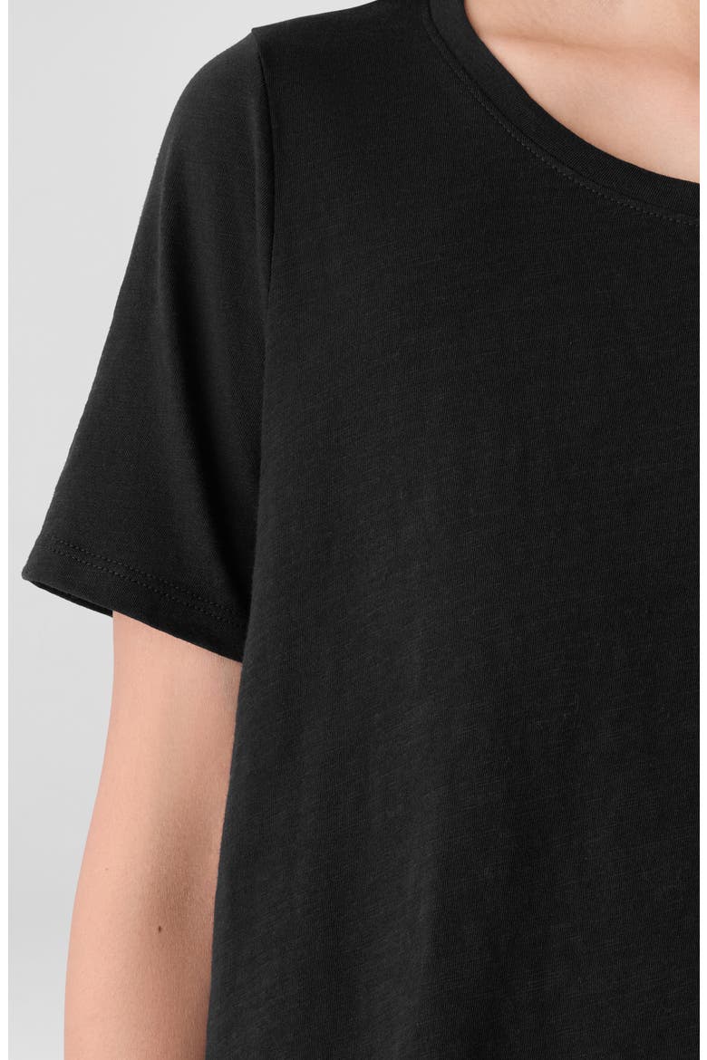 Crewneck Pocket Organic Cotton T-Shirt, Alternate, color, BLACK