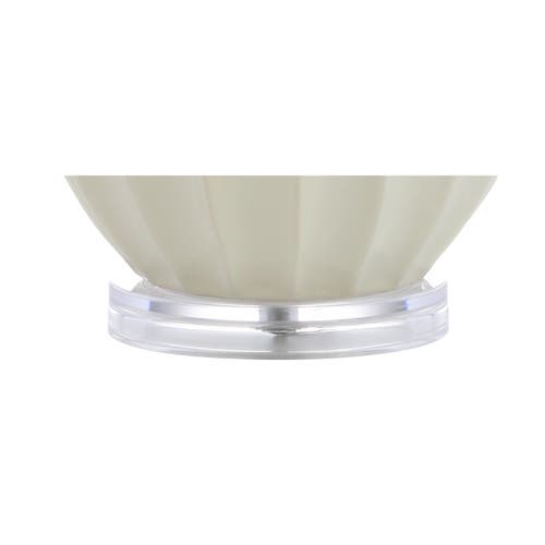 Jonathan Y Tate Ceramic Led Table Lamp In Cream
