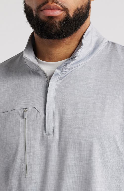 Johnnie-o Spur Quarter Zip Pullover In Seal