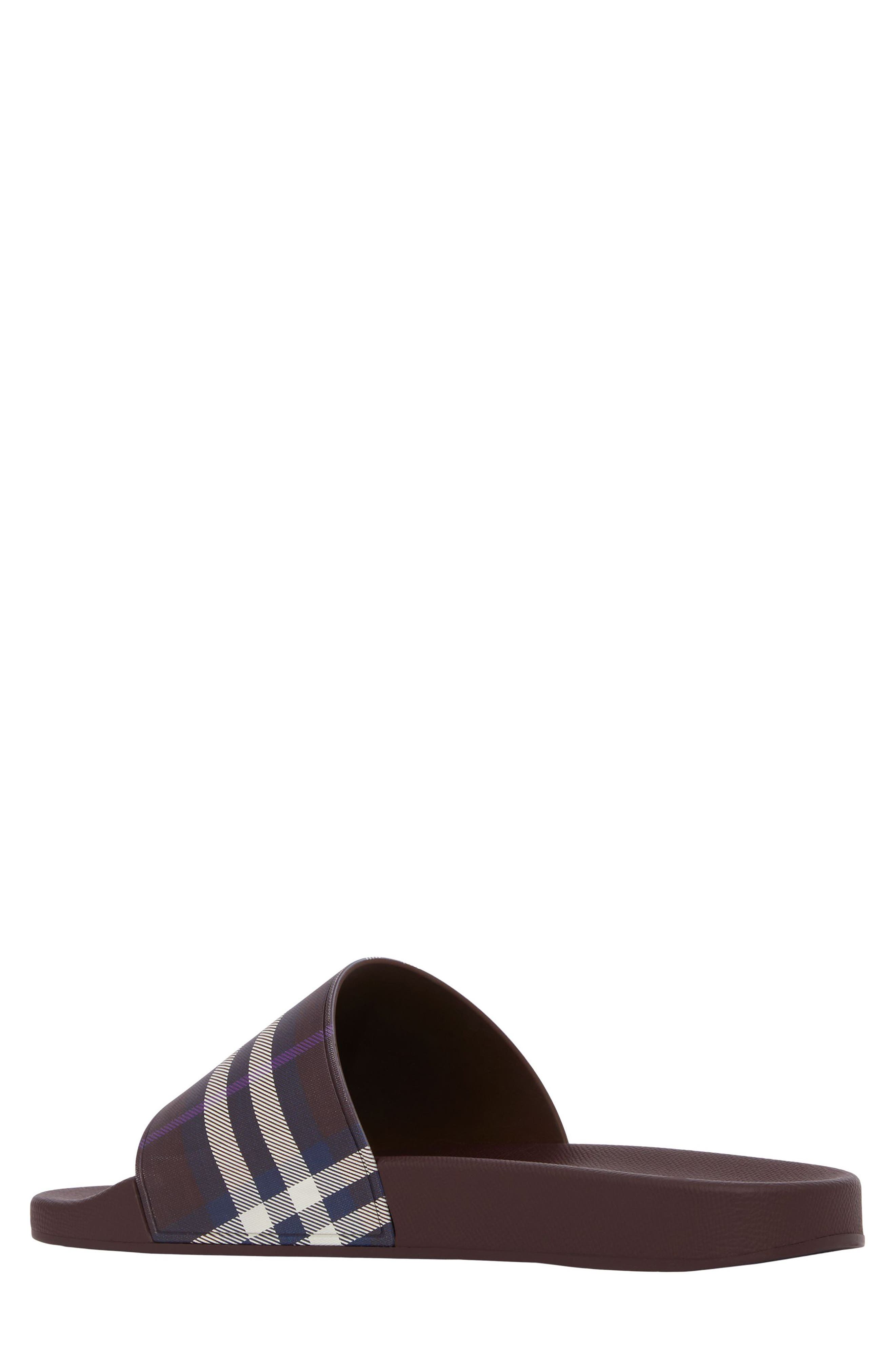 Burberry Furley Check Slide Sandal, Alternate, color, 