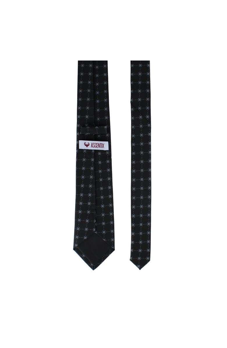 Ascentix Flower Diamonds Necktie, Alternate, color, Black