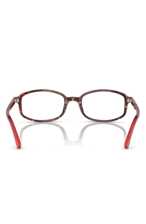 Ray Ban Ray-ban 54mm Irregular Optical Glasses In Violet