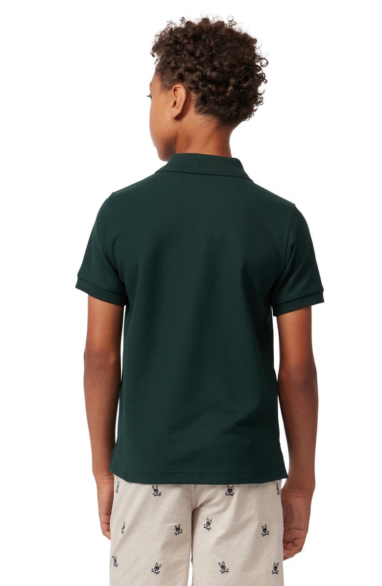 Psycho Bunny Kids' Classic Pima Cotton Piqué Polo, Alternate, color,