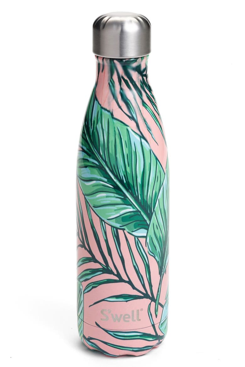 Palm Beach Stainless Steel Water Bottle, Main, color, PALM BEACH