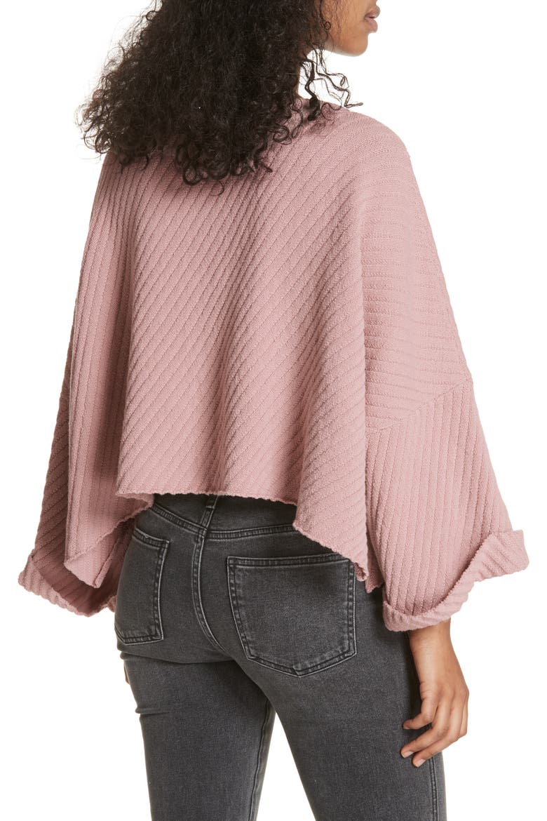 I Can't Wait Crop Sweater, Alternate, color, ROSE