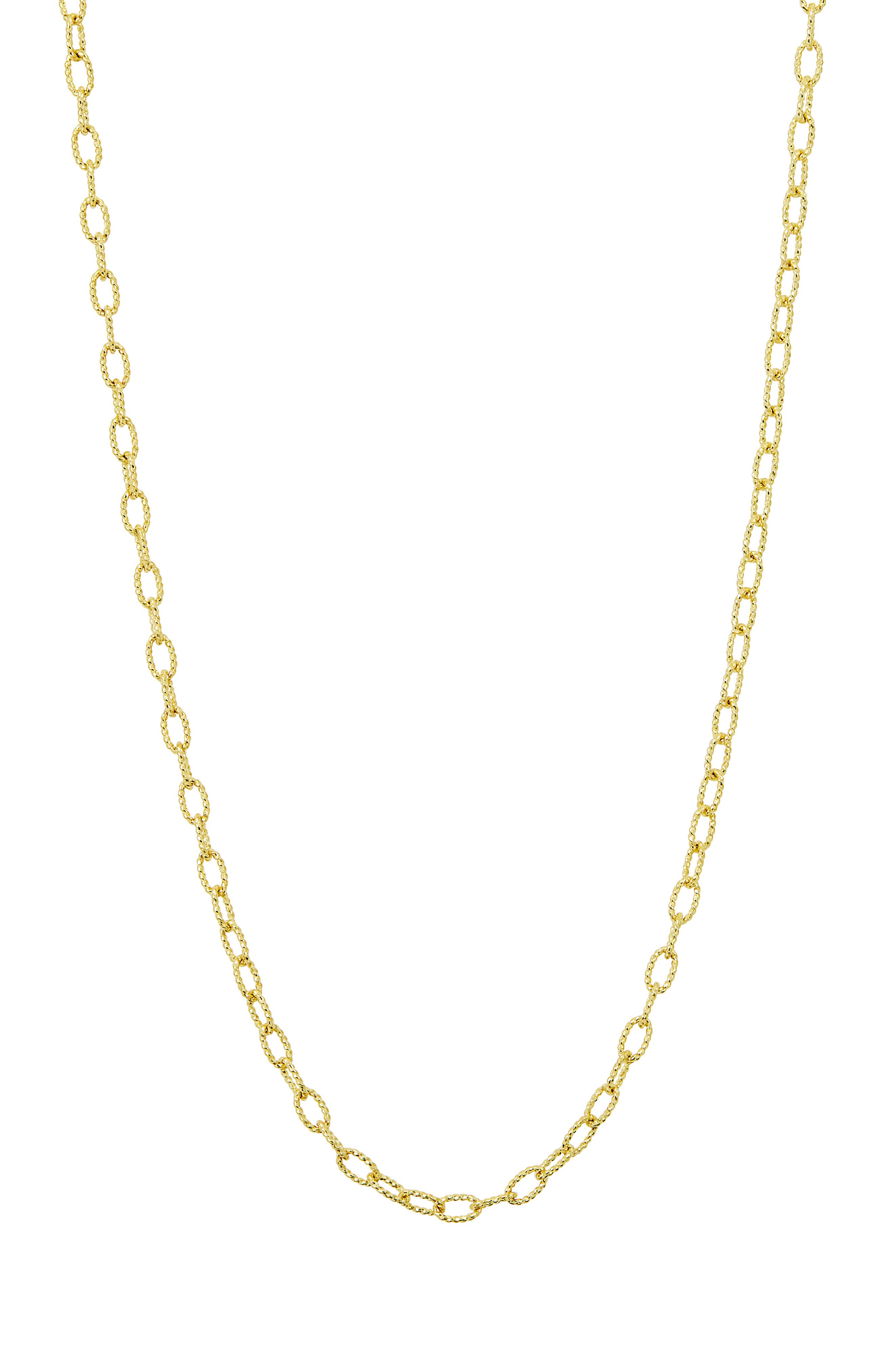 SAVVY CIE JEWELS Italian Cut Chain Necklace