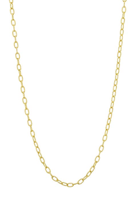 Italian Cut Chain Necklace