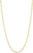 SAVVY CIE JEWELS Italian Cut Chain Necklace