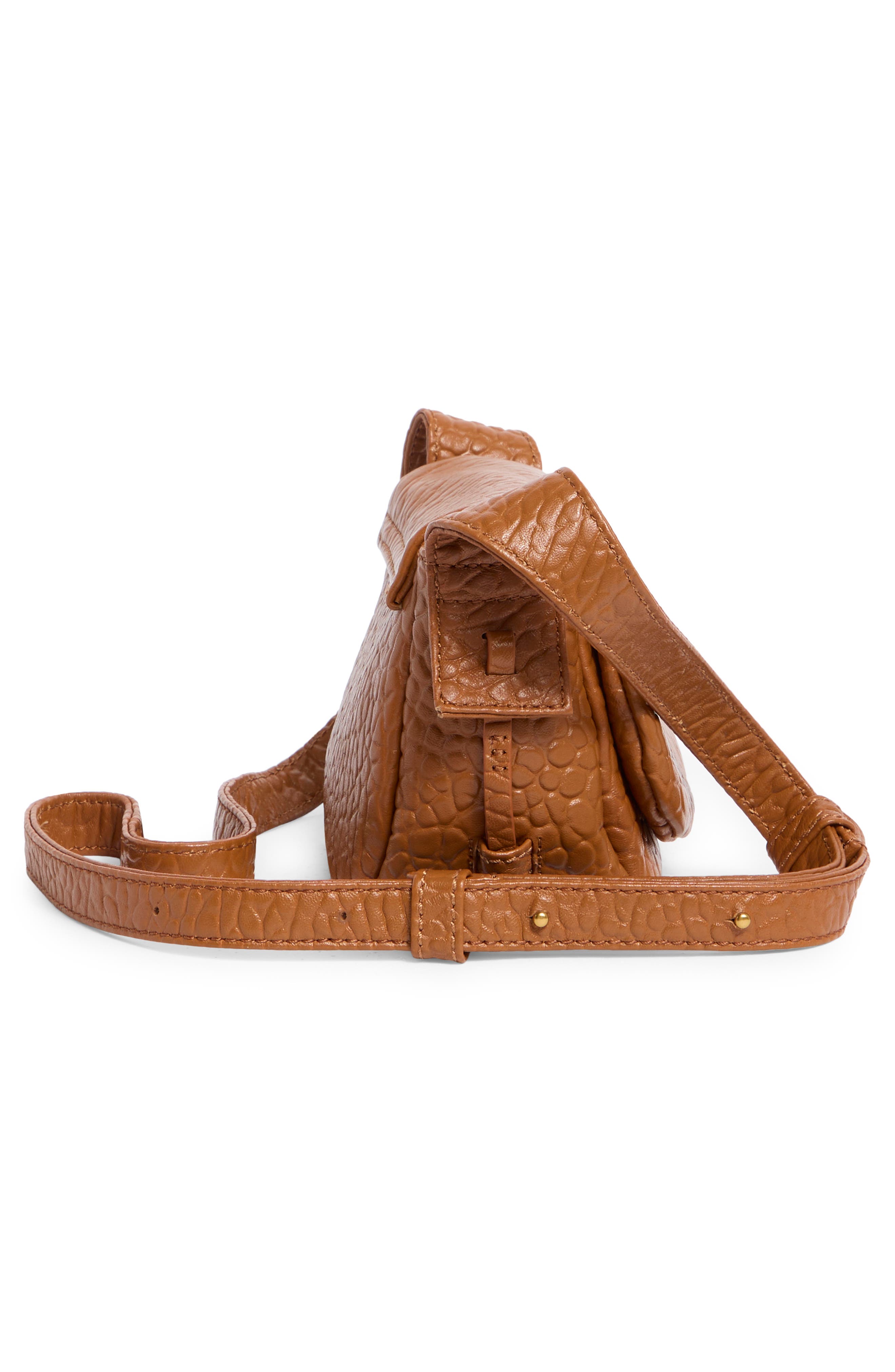 HOBO Bonita Mini Messenger Crossbody Bag, Alternate, color, Brown