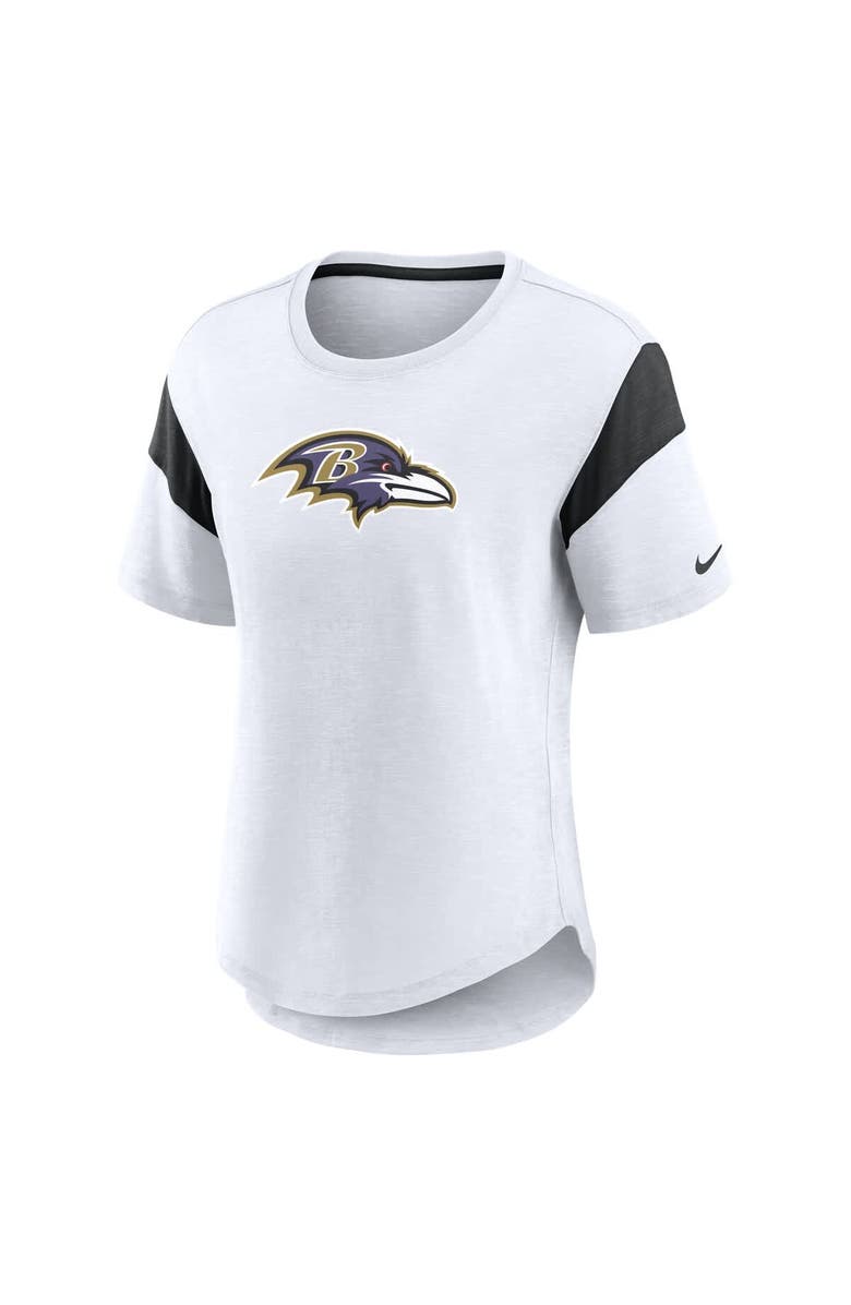 Nike Women's Nike White Baltimore Ravens Fashion Slub Top, Alternate, color, 