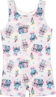 Disney Lilo & Stitch Sleeveless Gymnastics One Piece Romper