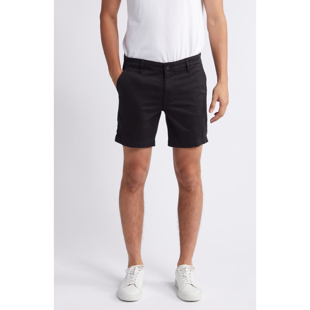 Ag Cipher 7-inch Chino Shorts In Black