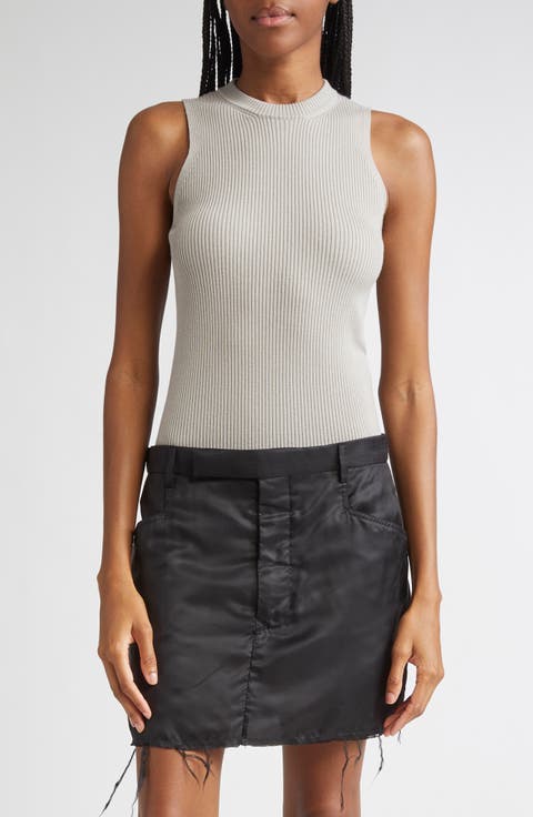 ワンピース RICK OWENS Women Mid Skirts LI01E4526 CVI28 WHITE RICKOWENSLILIES - SKIRTS - Rick Owens