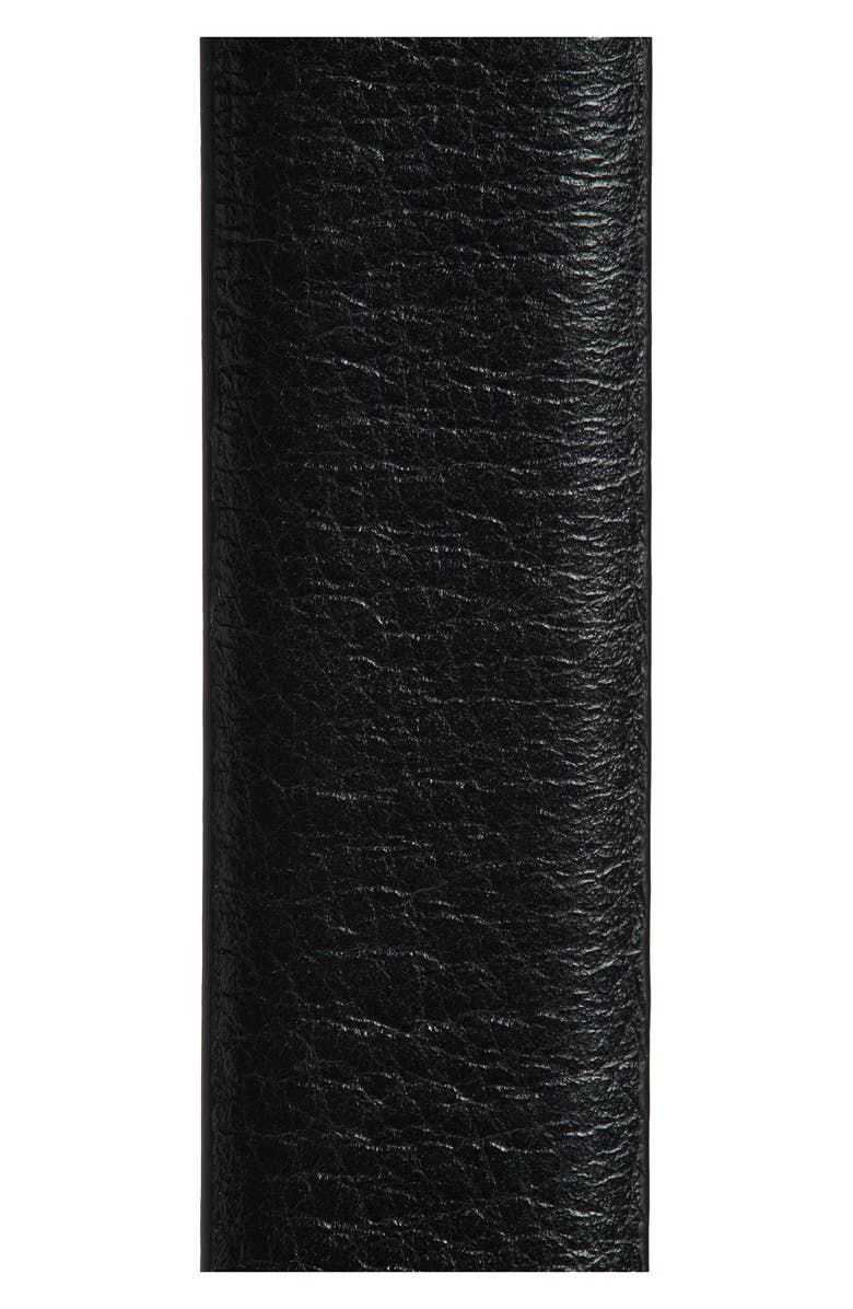 Vince Alex Leather Belt, Alternate, color, Black