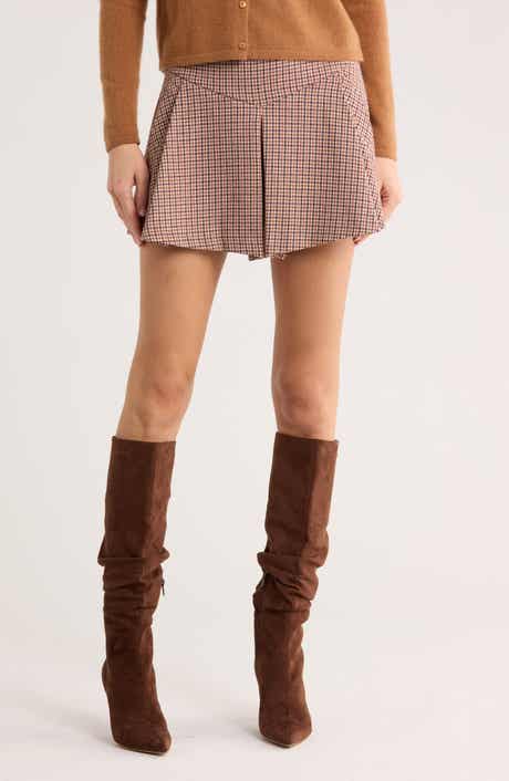maje Ivaisa Houndstooth Shorts