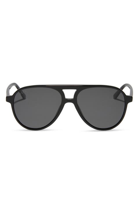 Tosca II 56mm Polarized Aviator Sunglasses