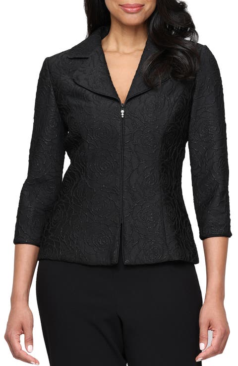 Textured Jacquard Jacket