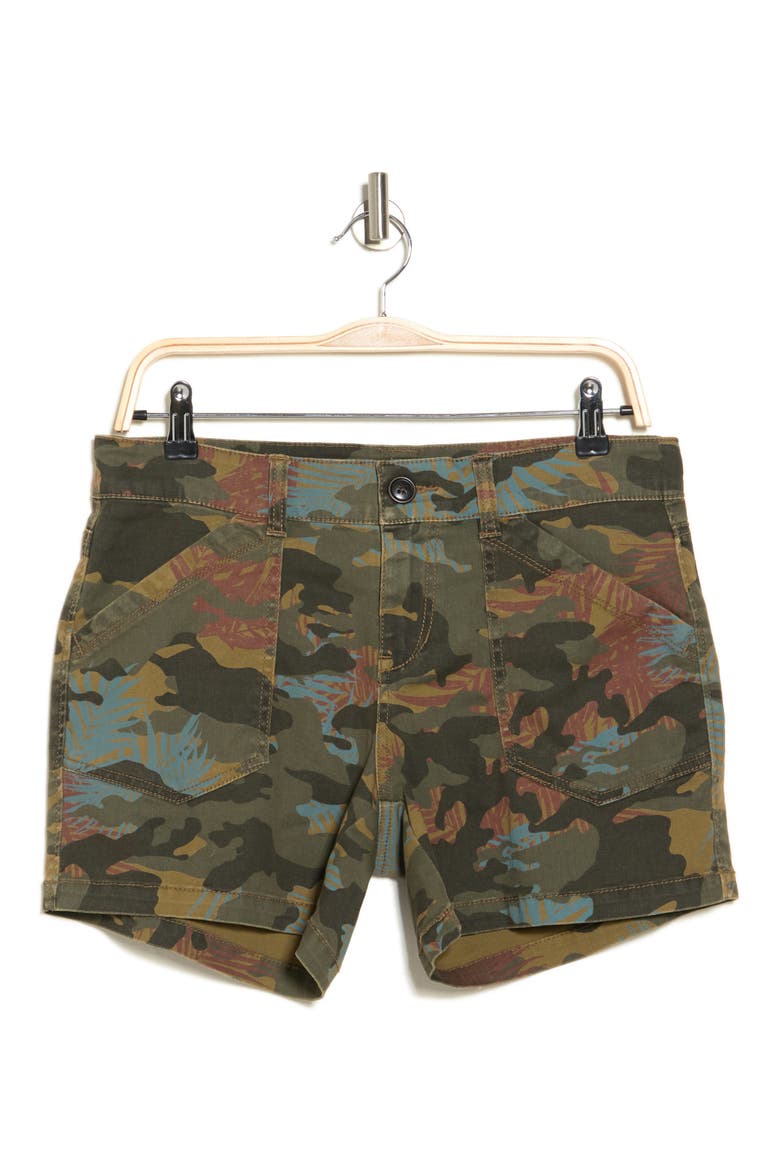 Alix Stretch Twill 5" Shorts, Alternate, color, BAY LEAF