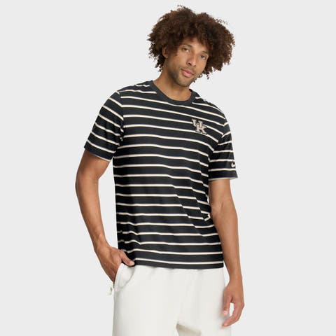 Men's Nike Black Kentucky Wildcats Athletic Prep Legacy Summit Stripe T-Shirt