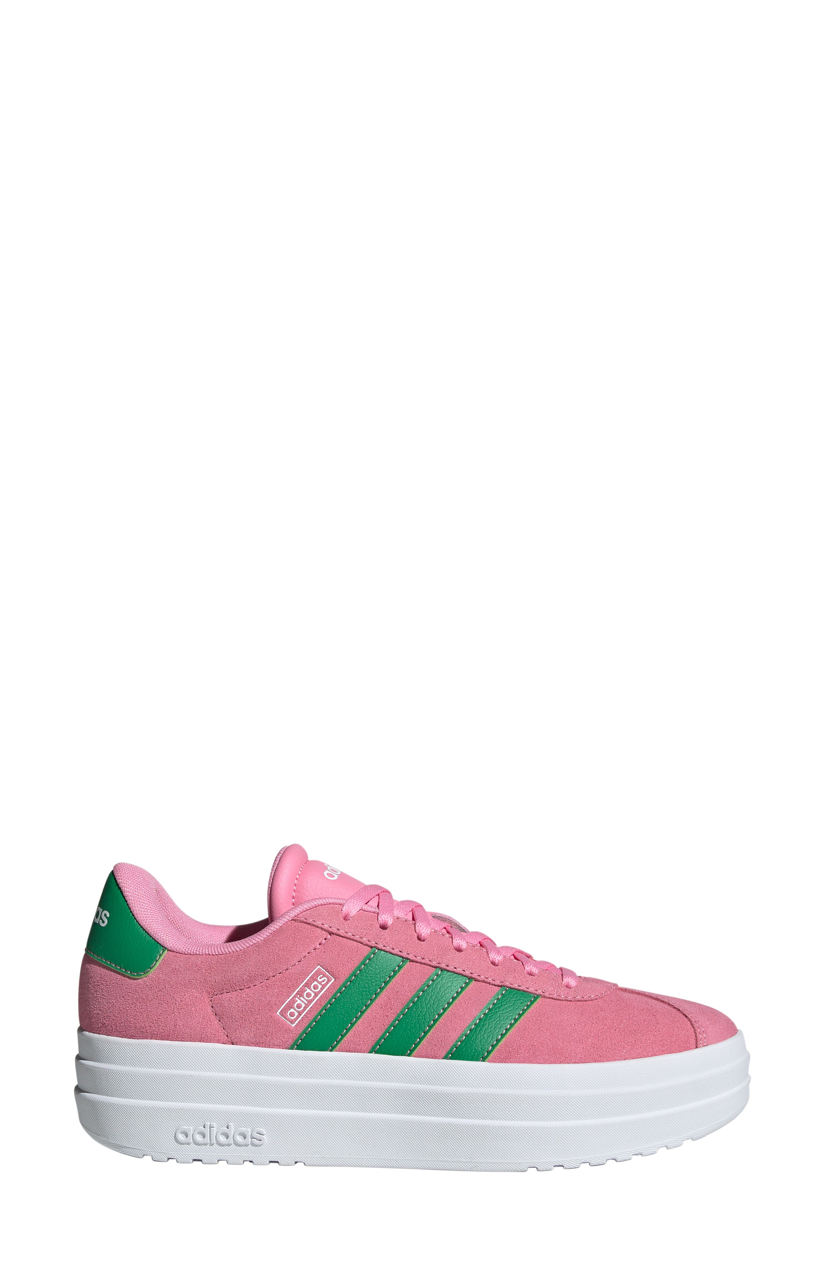 VL Court Bold Platform Sneaker, Alternate, color, BLISS PINK/ GREEN/ WHITE