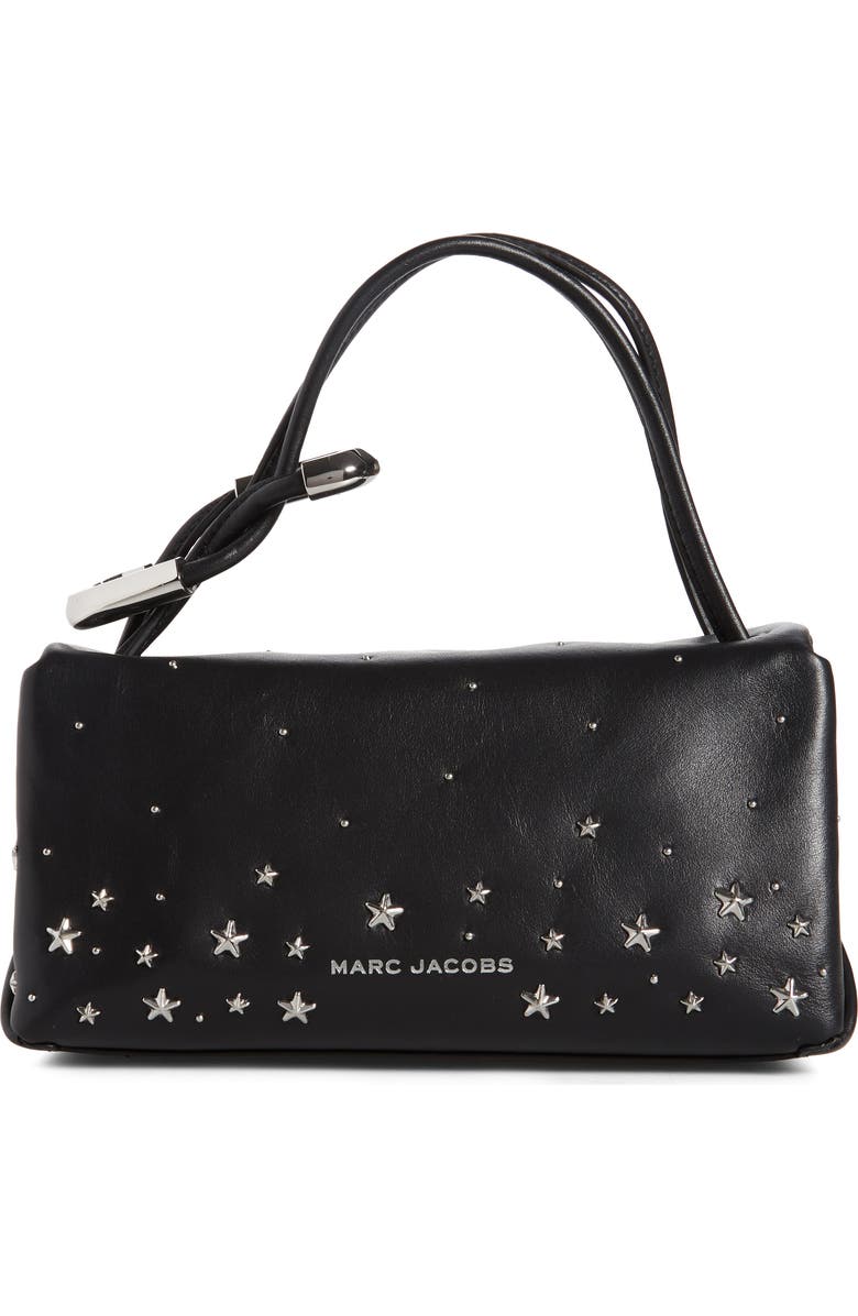 Marc Jacobs The Mini Dual Star Studded Leather Top Handle Bag, Alternate, color,