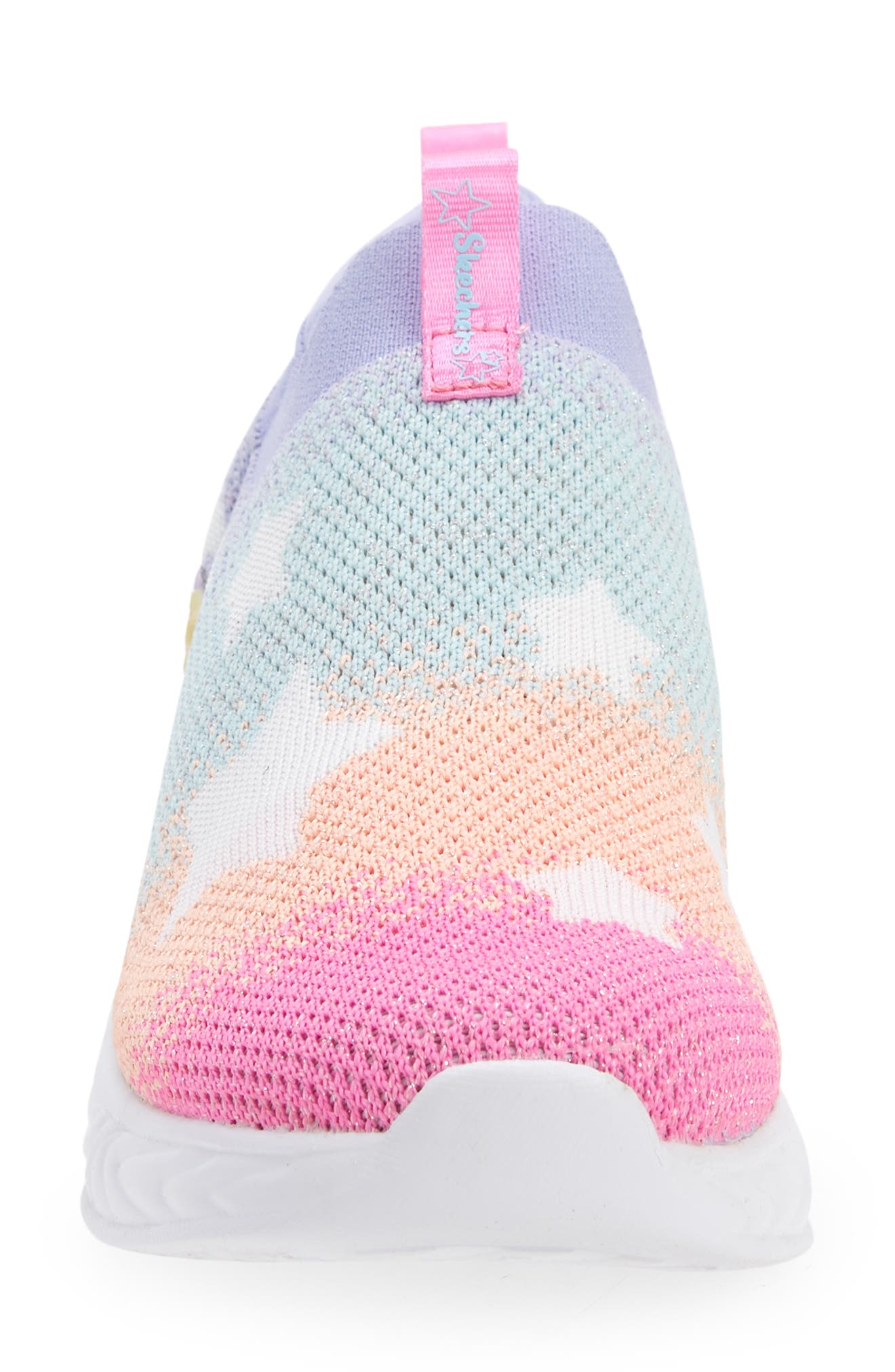 SKECHERS Kids' Unicorn Dreams Light-Up Sneaker, Alternate, color, 