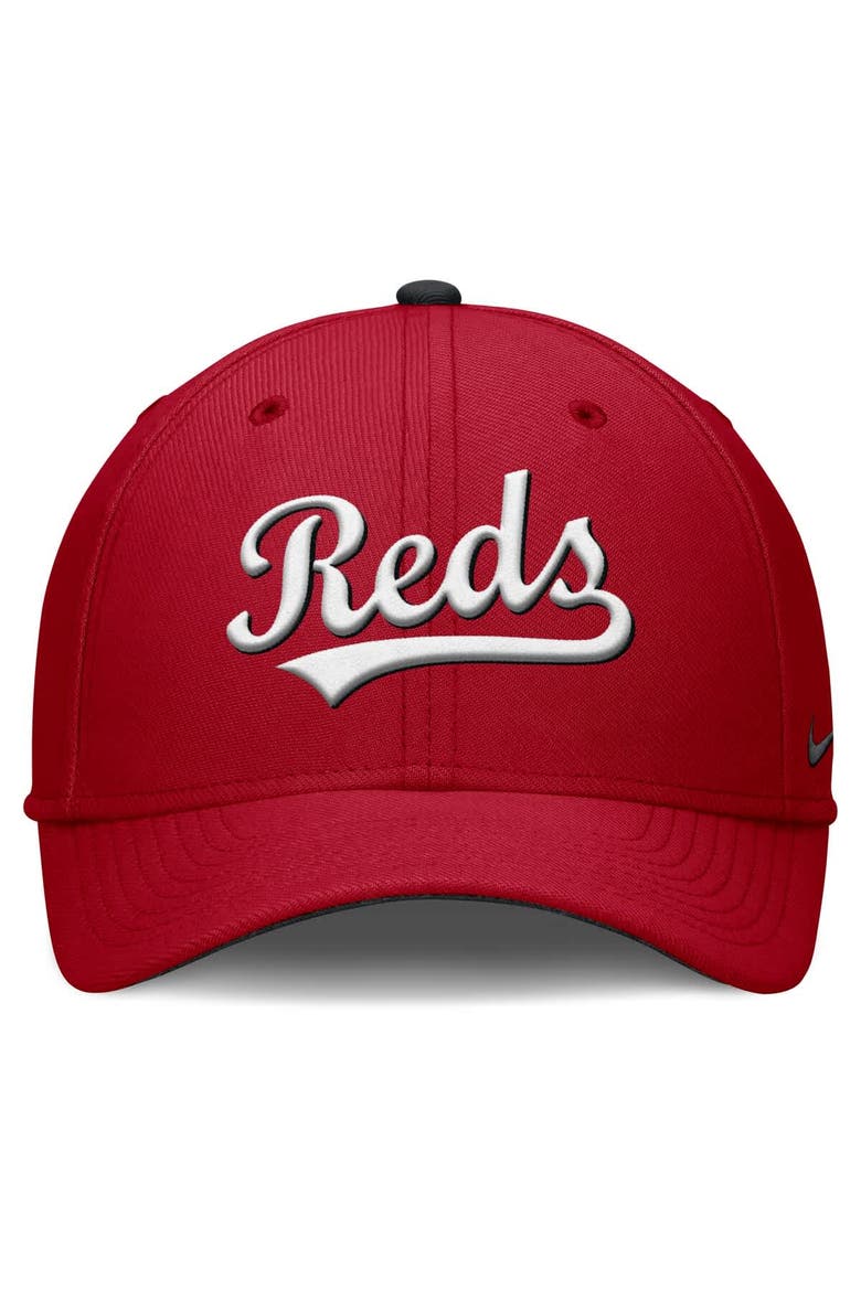 Men's Nike Red Cincinnati Reds Primetime Rise Dri-FIT Flex Hat, Alternate, color, Red