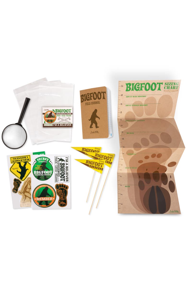 Archie McPhee Bigfoot Research Kit, Alternate, color, Multicolored