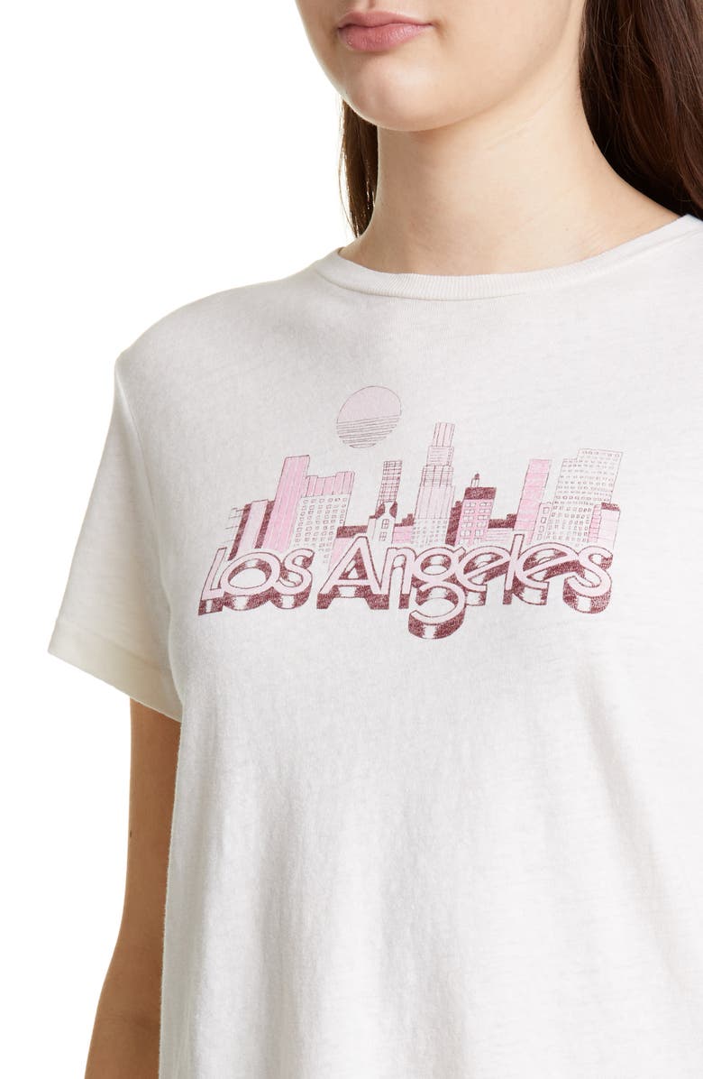 Re/Done Classic Los Angeles Skyline Tee, Alternate, color, 