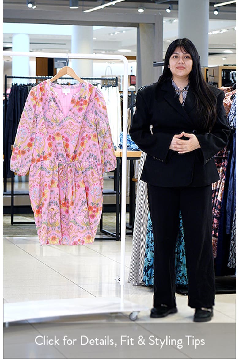 Ramsie Floral Print Minidress video