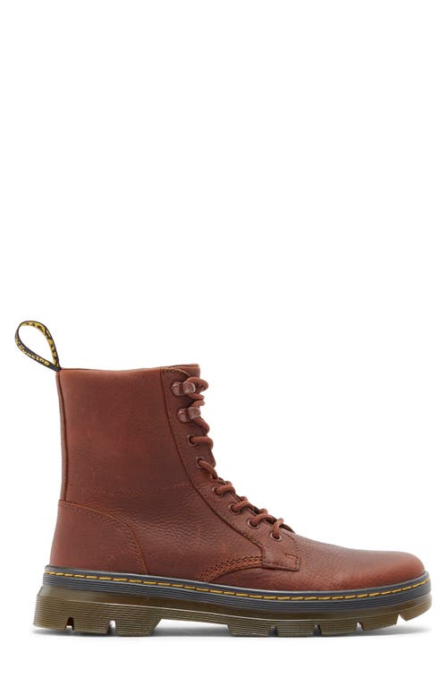 Dr. Martens Combs Lace-up Boot In Cashew