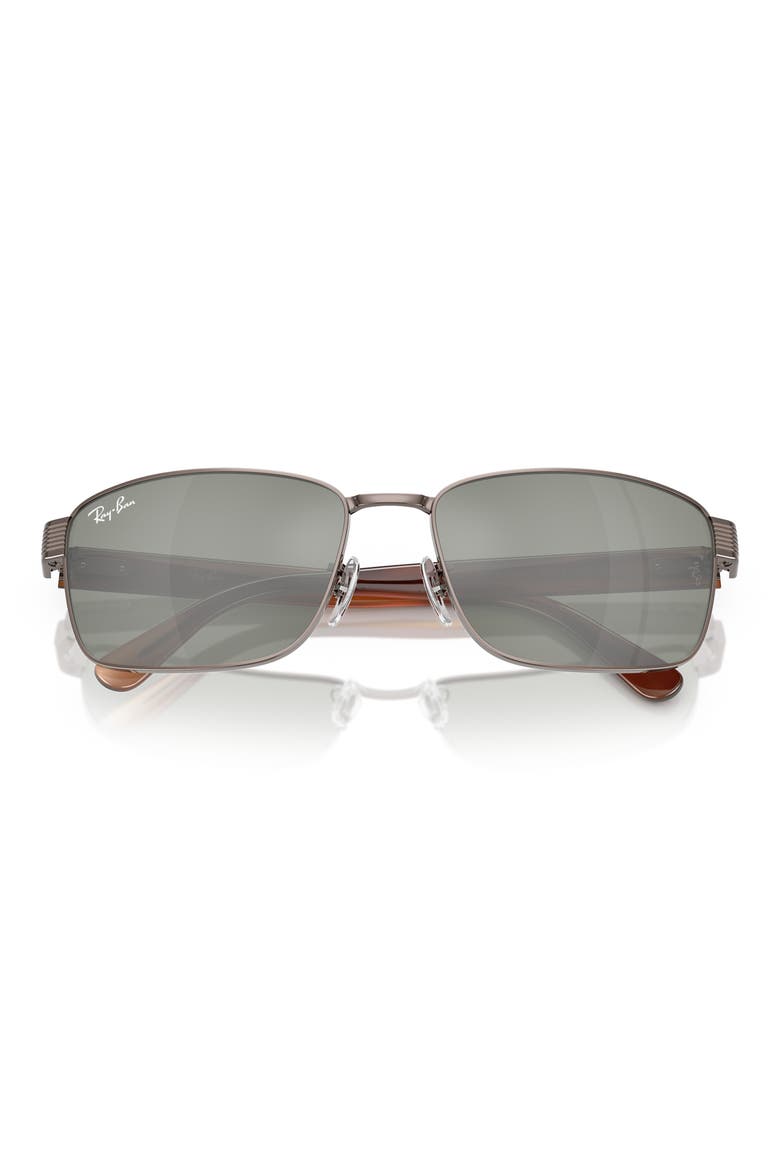 59mm Square Sunglasses, Alternate, color, COPPER