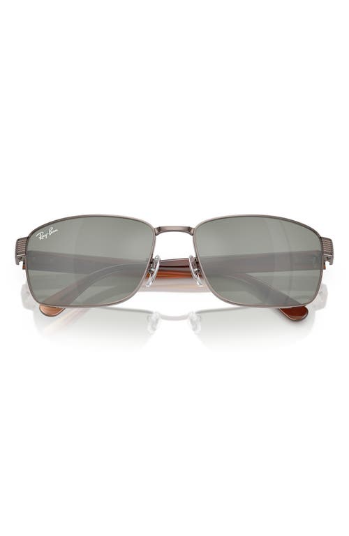 Ray Ban Rb3750 Sunglasses Havana Brown Frame Green Lenses 62-18 In Copper