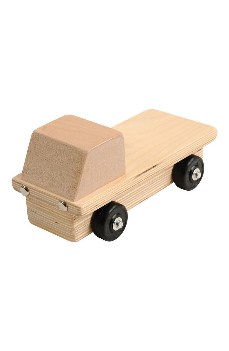 Kaplan Early Learning Company Wooden Flatbed Truck, Main, color, Multicolor