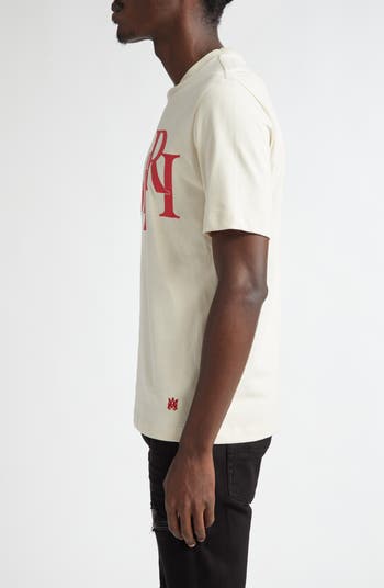 関税込♭*AMIRI*STAGGERED ロゴ コットン Tシャツ AMIRI Staggered Logo T-shirt | Black | FARFETCH