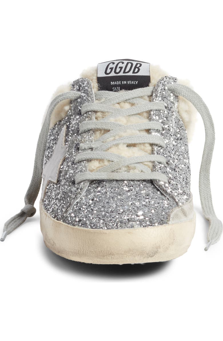 Golden Goose Sabot Superstar Genuine Shearling Slide Sneaker, Alternate, color,